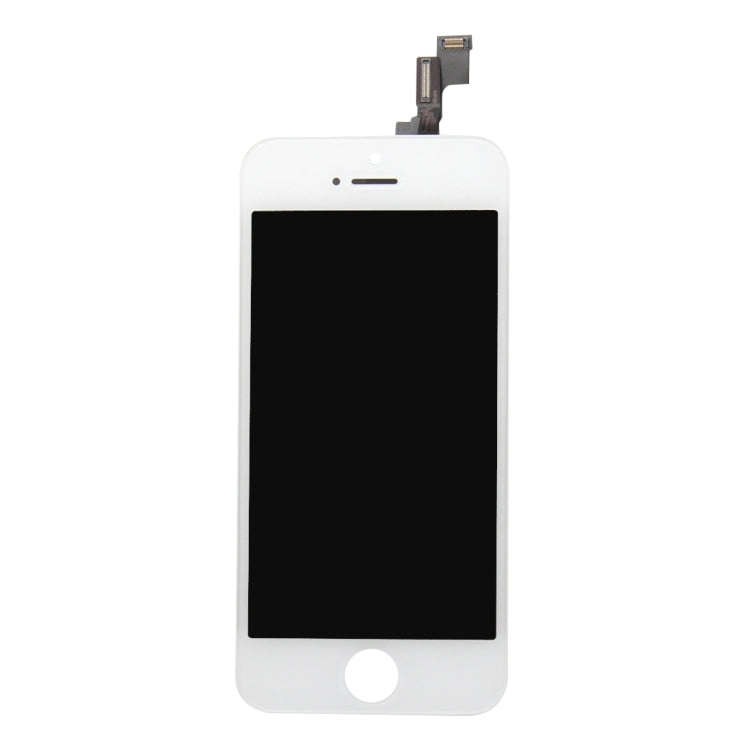 Digitizer Assembly (Original LCD + Frame + Touch Panel) for iPhone 5S, For iPhone 5S White, For i...