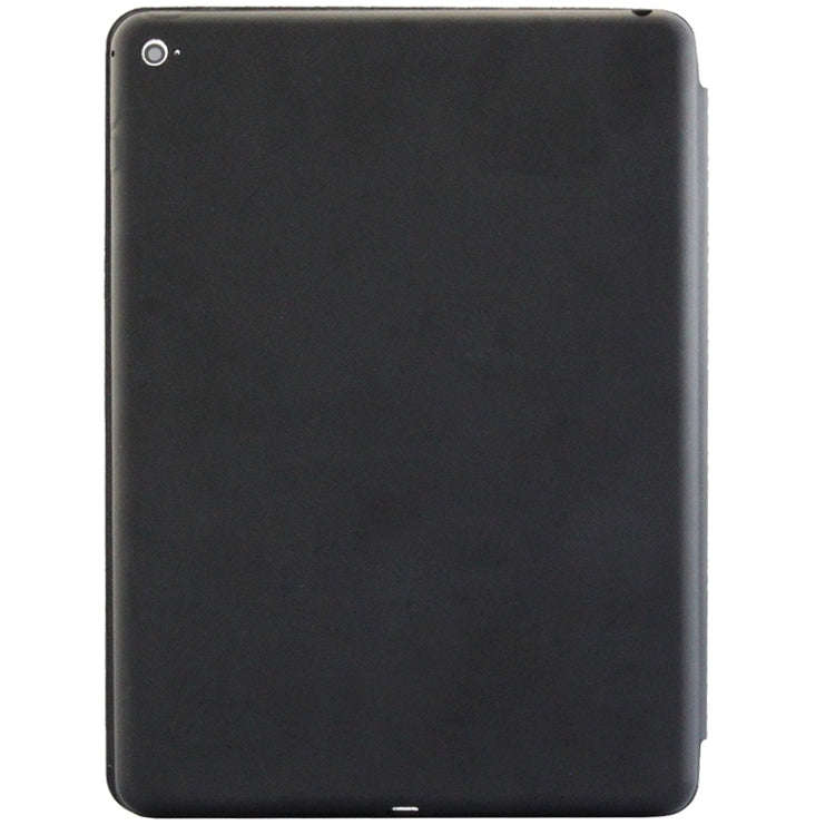 3-fold Naturally Treated Smart Leather Case with Sleep / Wake-up Function & Holder for iPad Air 2