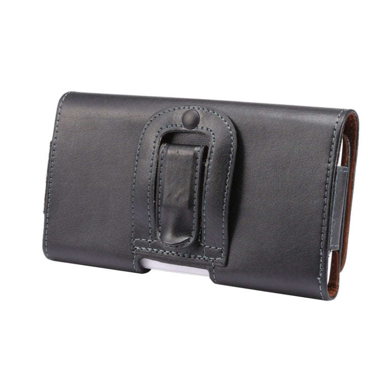 Universal Horizontal Style Leather Case / Waist Bag with Back Splint for iPhone 6 , Galaxy S4 & S3