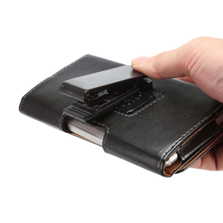 Horizontal Style Lamb Skin Texture Waist Bag with Back Splint for iPhone 6 / Galaxy S4 / S3