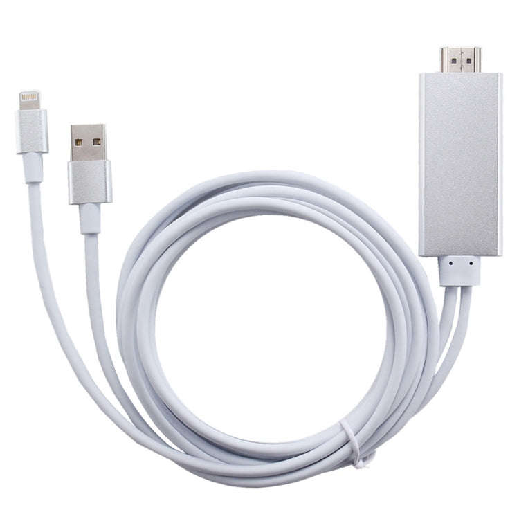 8 Pin to HDMI HDTV Adapter Cable with USB Charger Cable