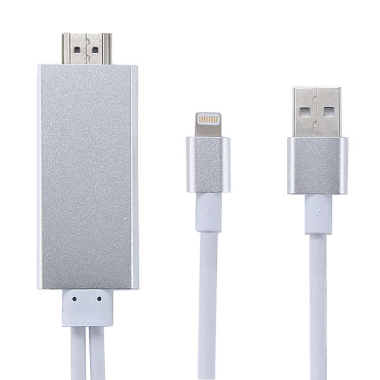 8 Pin to HDMI HDTV Adapter Cable with USB Charger Cable