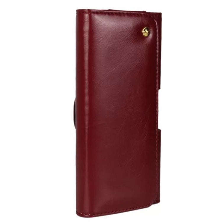 Crazy Horse Texture Horizontal Style Leather Waist Bag for iPhone 6 Plus / Galaxy Note 4 / Note 3...