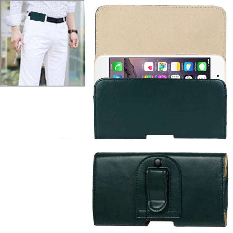 Crazy Horse Texture Horizontal Style Leather Waist Bag for iPhone 6 Plus / Galaxy Note 4 / Note 3...