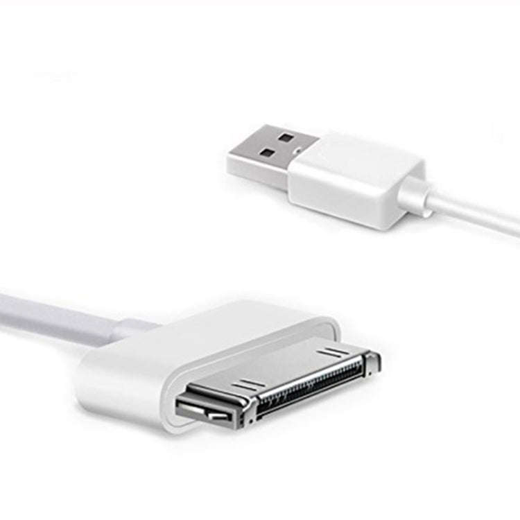 30 Pin Male to USB Male Charging & Data Sync Cable for iPad / 2 / 3, iPhone 4 & 4s, iPod Nano, iP...