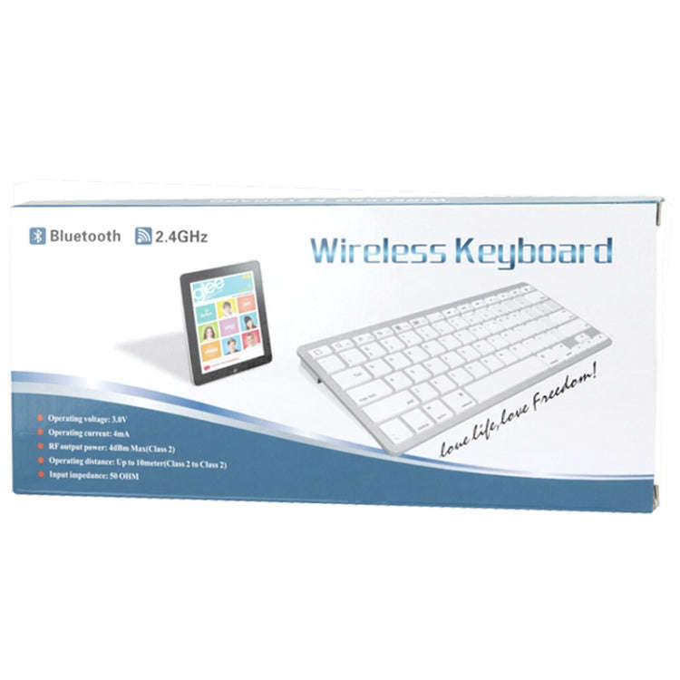 BK3001 Ultra-thin Bluetooth 3.0 ABS Keyboard for iPad Air 2 / iPAD Air / iPad 6 / iPad 5 / iPad m...