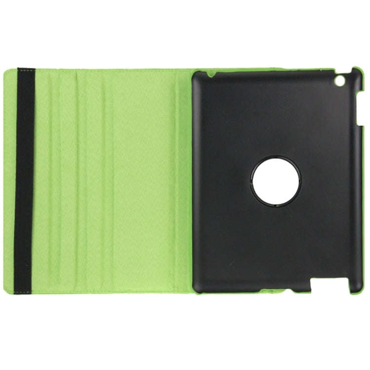 360 Degree Rotatable Leather Case with Sleep / Wake-up Function & Holder for New iPad (iPad 3), S...