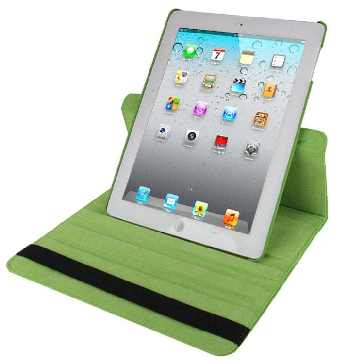 360 Degree Rotatable Leather Case with Sleep / Wake-up Function & Holder for New iPad (iPad 3), S...
