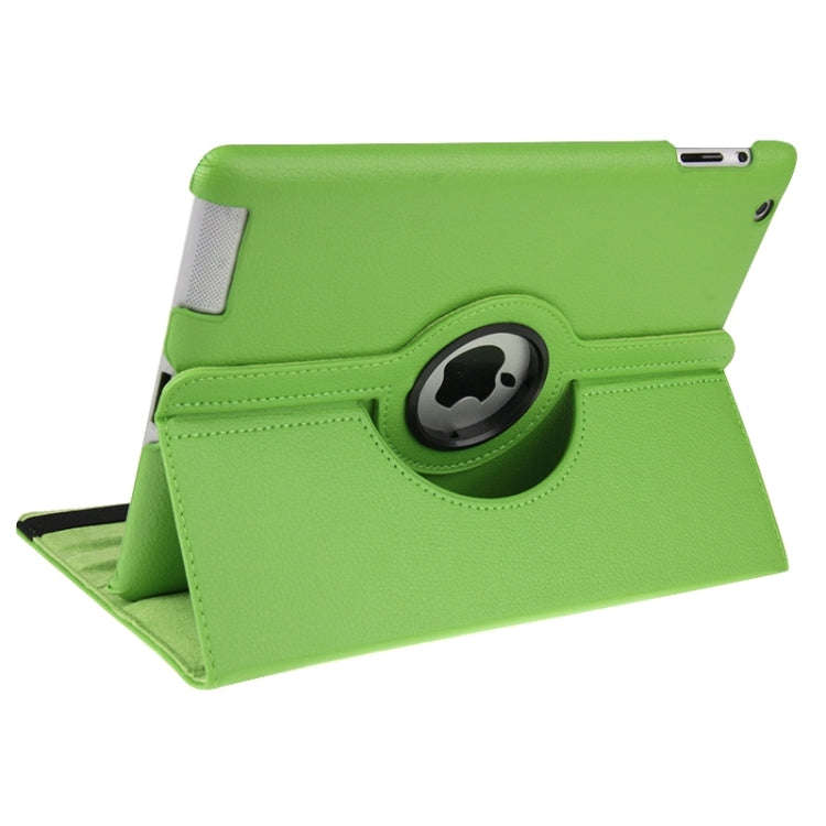 360 Degree Rotatable Leather Case with Sleep / Wake-up Function & Holder for New iPad (iPad 3), S...