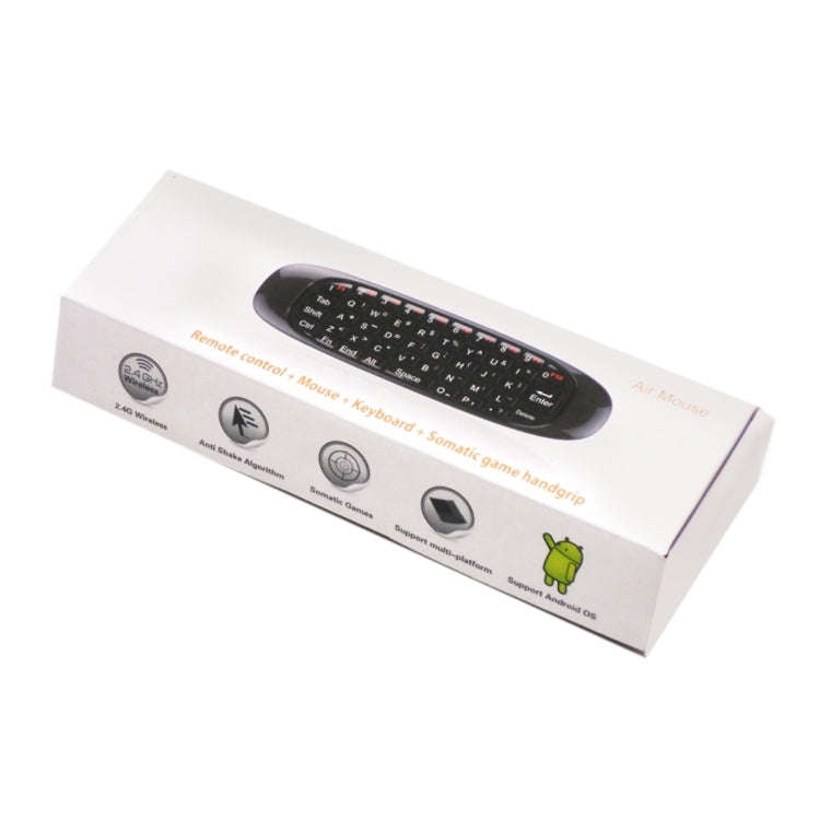 C120 T10 Fly Air Mouse 2.4GHz Rechargeable Wireless Keyboard Remote Control for Android TV Box / ...