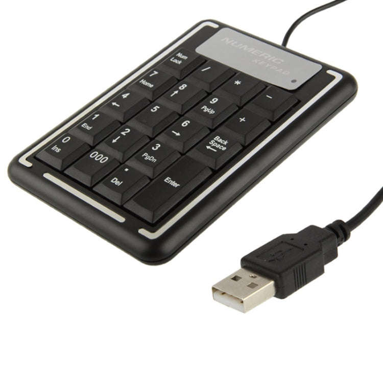 USB Non-synchronous Notebook Computer Numeric Keyboard with 19 Keys, 19 Keys