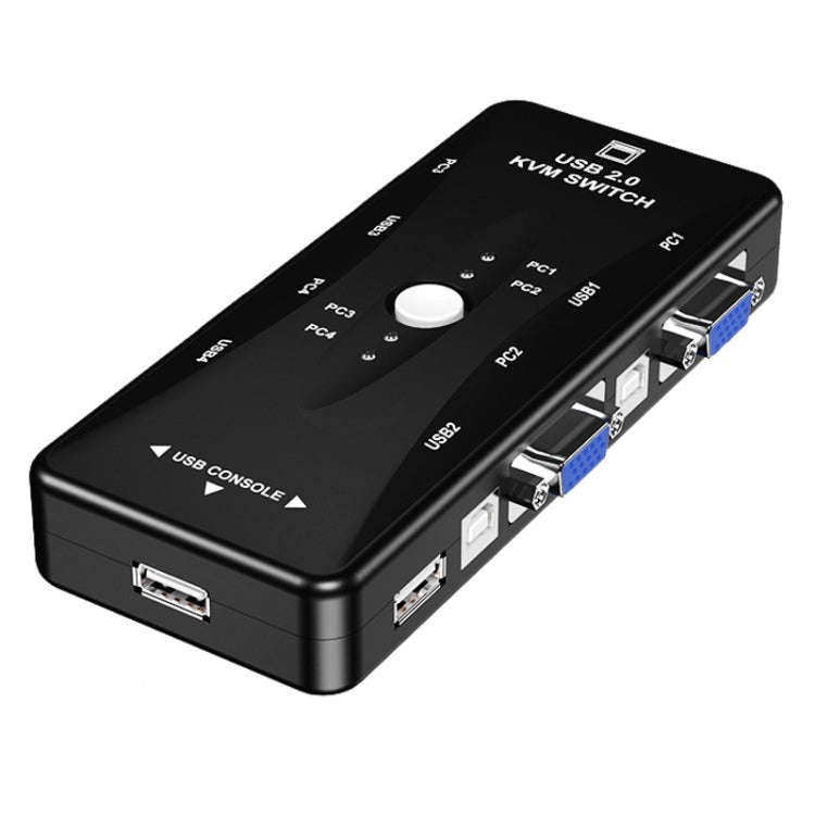 4-PORT KVM Switch, 4 Ports (with USB)