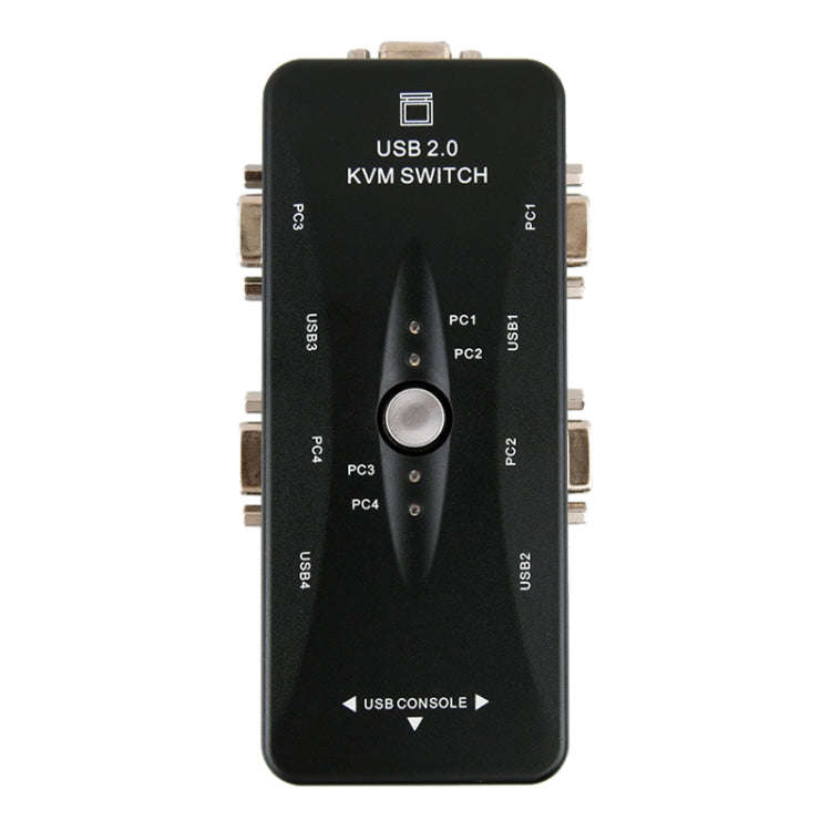4-PORT KVM Switch, 4 Ports (with USB)