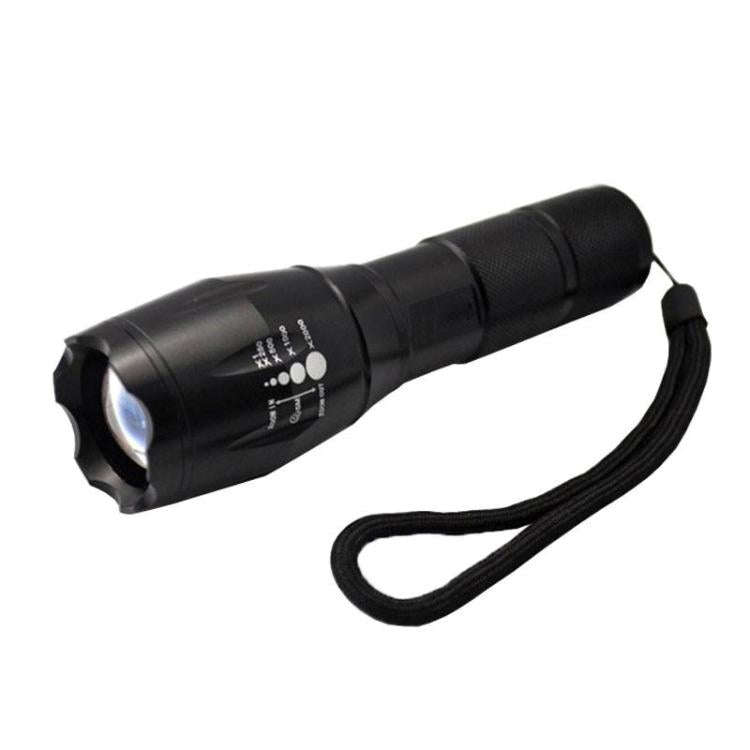 LT-XD White Light LED Flashlight 1800 LM 5-Modes(Black)