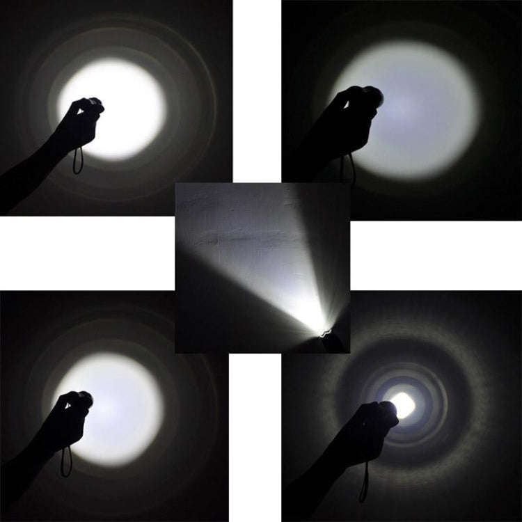 LT-XD White Light LED Flashlight 1800 LM 5-Modes(Black)