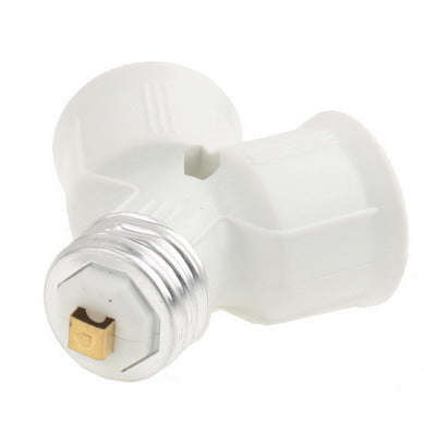 E27 to 2 E27 Light Bulbs Conversion Socket Double Lamp Socket, E27 to 2 E27