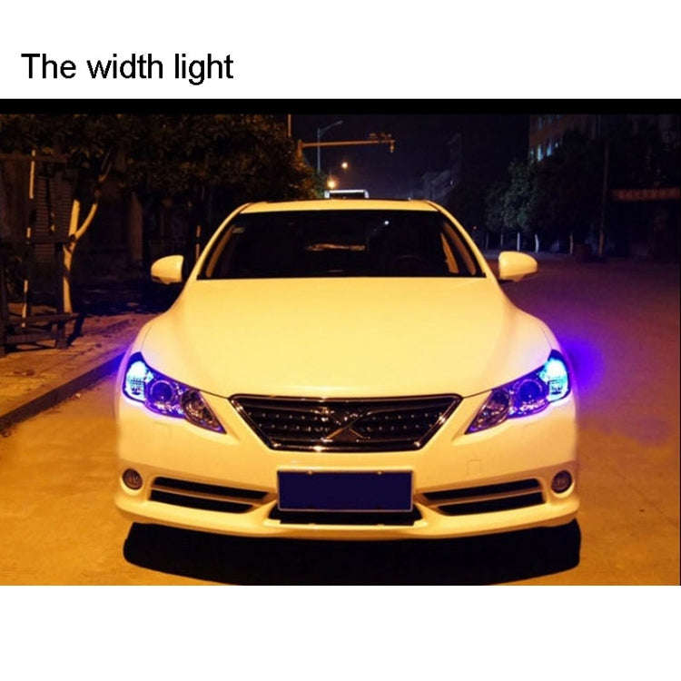 2 PCS T10 1.5W 60LM 1 LED Dark Blue COB LED Brake Light for Vehicles, DC12V