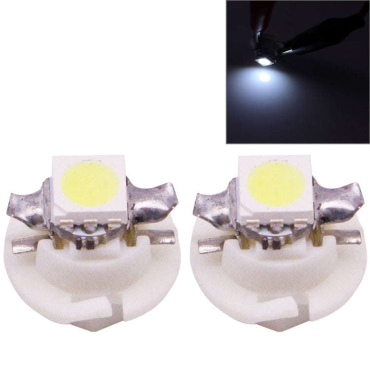 2 PCS B8.4 0.2W 12LM 1 LED SMD 5050 LED Instrument Light Bulb Dashboard Light for Vehicles, DC 12...