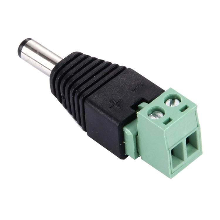 5 PCS 5.5 x 2.1mm DC Power Male Connector for CCTV Camera