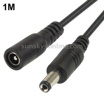 5.5 x 2.1mm DC Power Female Barrel to Male Barrel Connector Cable for LED Light Controller, Lengt...