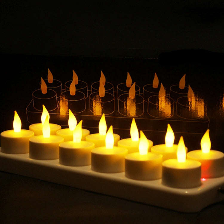 Rechargeable Home Decoration Light with Charging Board, Warm EU Plug
