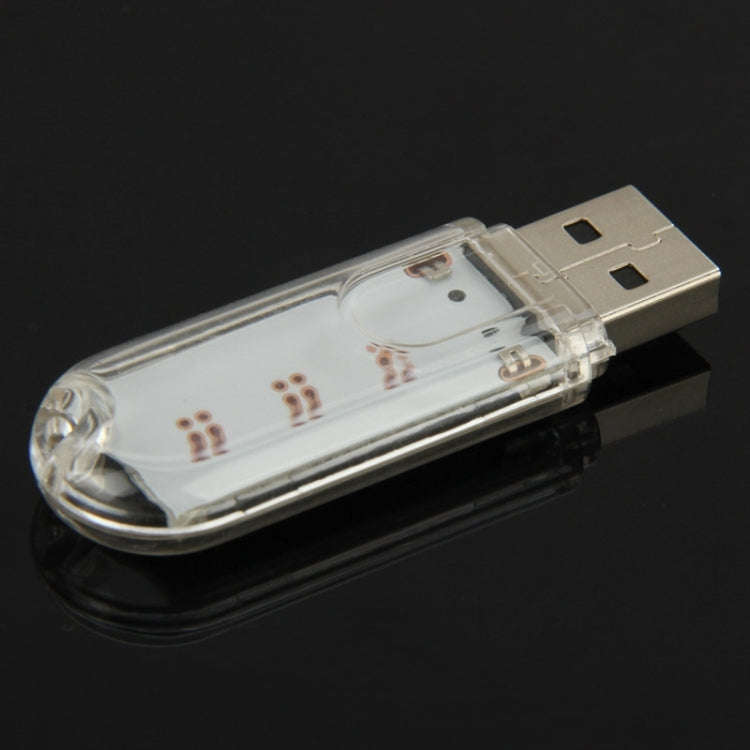 3 LED SMD 5630 1.5W USB Flash Disk Style USB Light Lamp, White Light, Green Light, Warm White Light