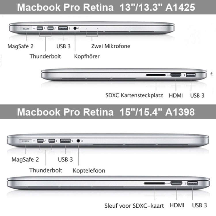 Crystal Hard Protective Case for Macbook Pro Retina 13.3 inch