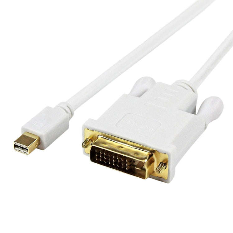 Mini DisplayPort to DVI 24+1 Male Cable Convertor adapter, Cable Length: 1.8M, Mini DP to DVI 24+...