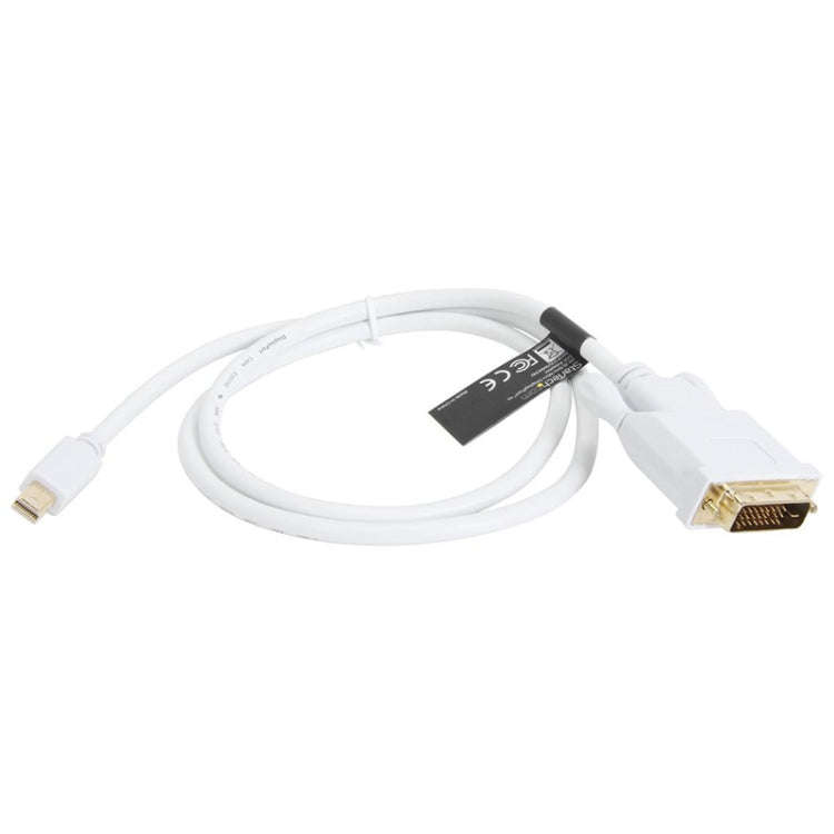 Mini DisplayPort to DVI 24+1 Male Cable Convertor adapter, Cable Length: 1.8M, Mini DP to DVI 24+...