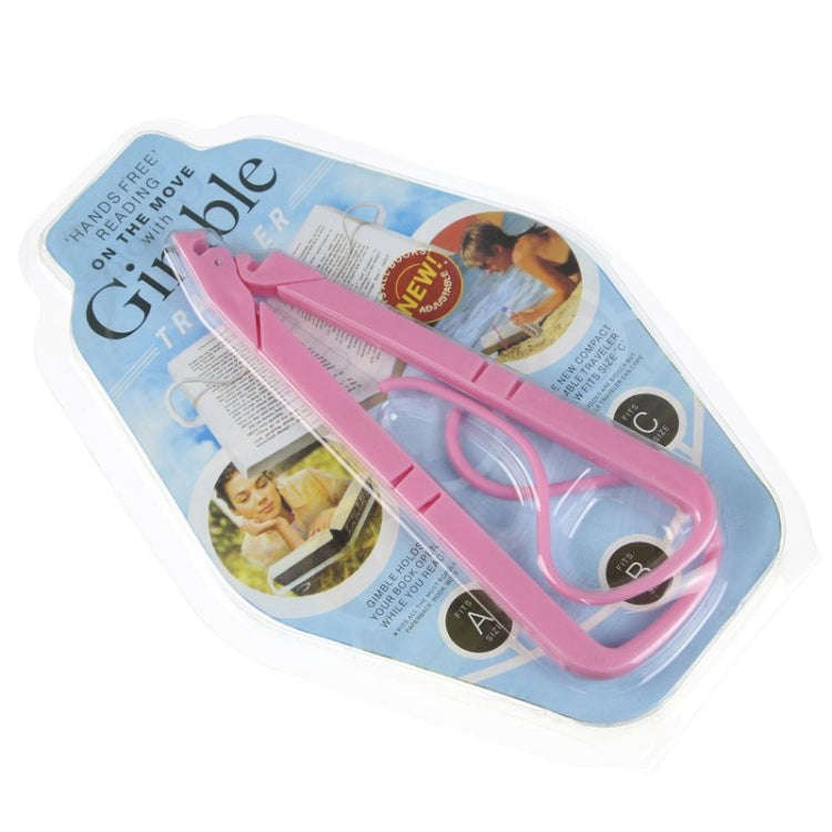 Gimble Hands Free Reading Book Holder for Home / Travel Use (Random Color Delivery), Hands Free B...