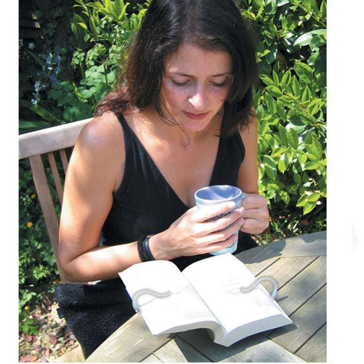 Gimble Hands Free Reading Book Holder for Home / Travel Use (Random Color Delivery), Hands Free B...