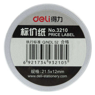 High Quality Handheld ink Price Labeller Paper, Labels Specifications: 21.5mm x 12mm, No. 3210 (1...
