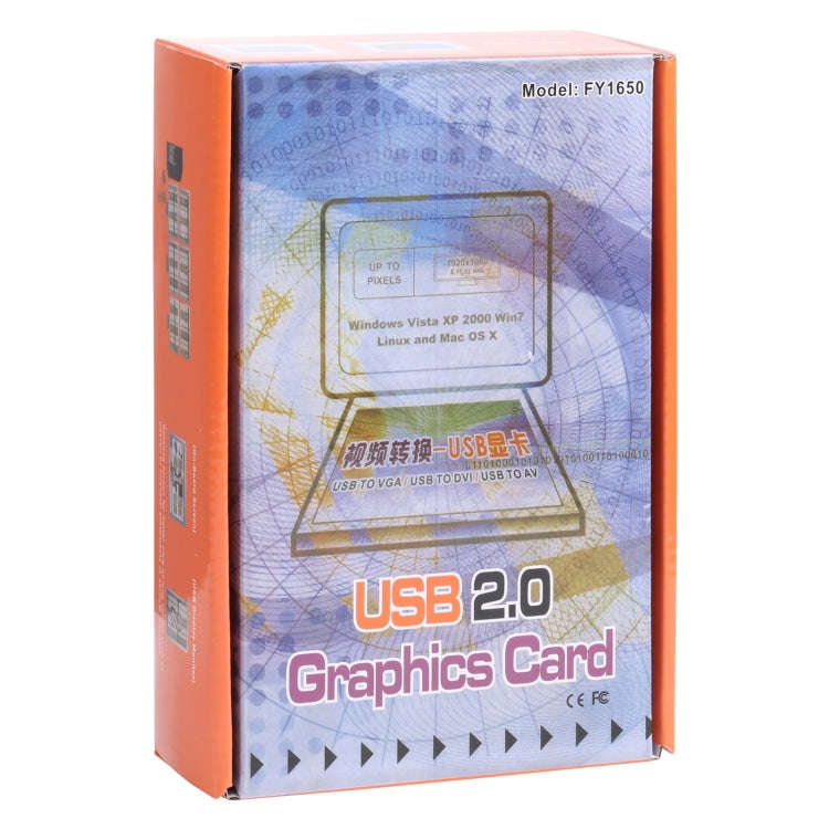 USB To VGA Multi-Monitor / Multi-Display Adapter, USB 2.0 External Graphics Card, USB 2.0