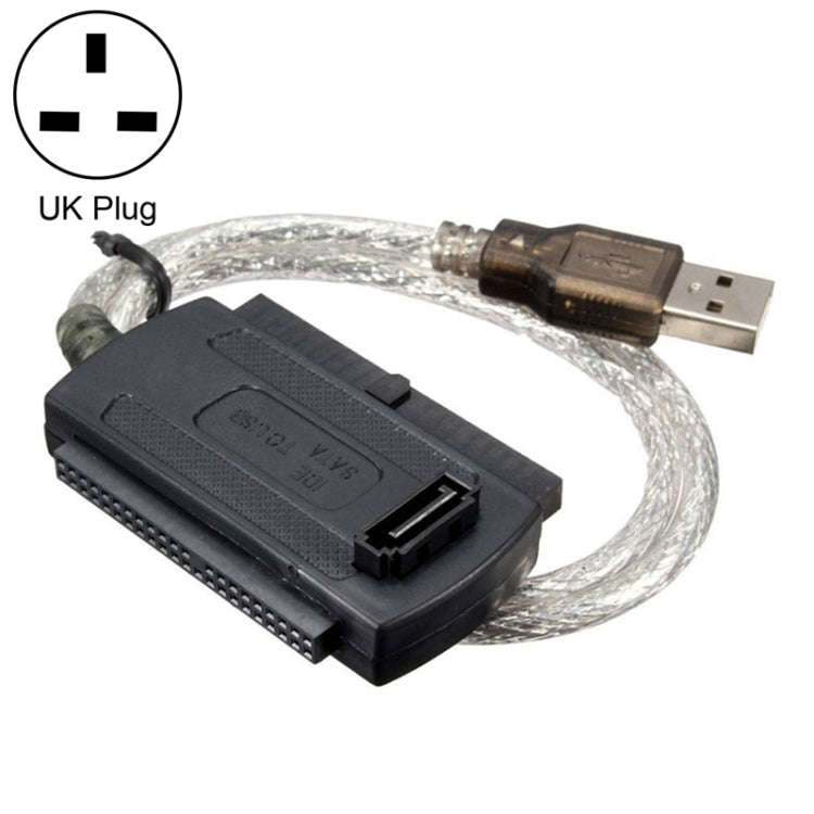 USB 2.0 to IDE & SATA Cable Cable Length: approx 55cm, USB 2.0 to IDE & SATA (EU Plug), USB 2.0 t...
