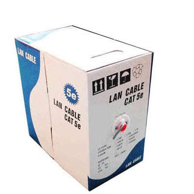 Lan Cable (CAT5E Data cable) Length: 305M, CAT5E CCA, Diameter: 0.35mm, CAT5E CCA, Diameter: 0.38...