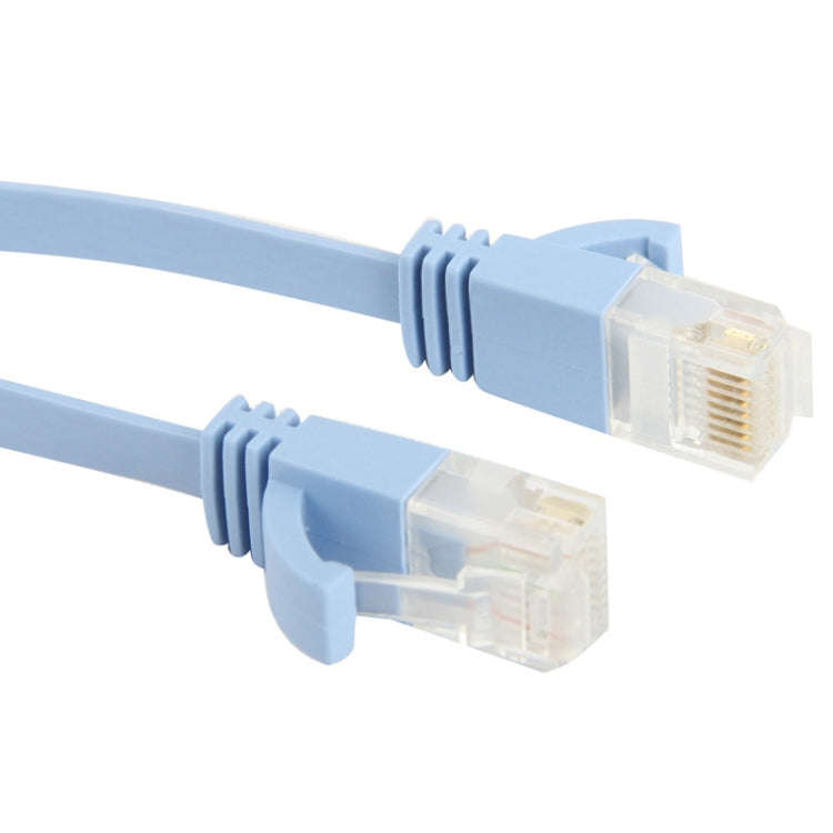 3m Ultra-thin Flat Ethernet Network LAN Cable, CAT6, Length: 3m (Baby Blue)