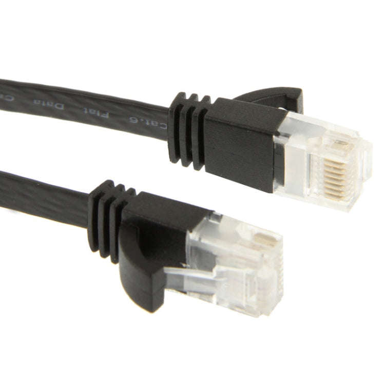 5m CAT6 Ultra-thin Flat Ethernet Network LAN Cable, 5m Black