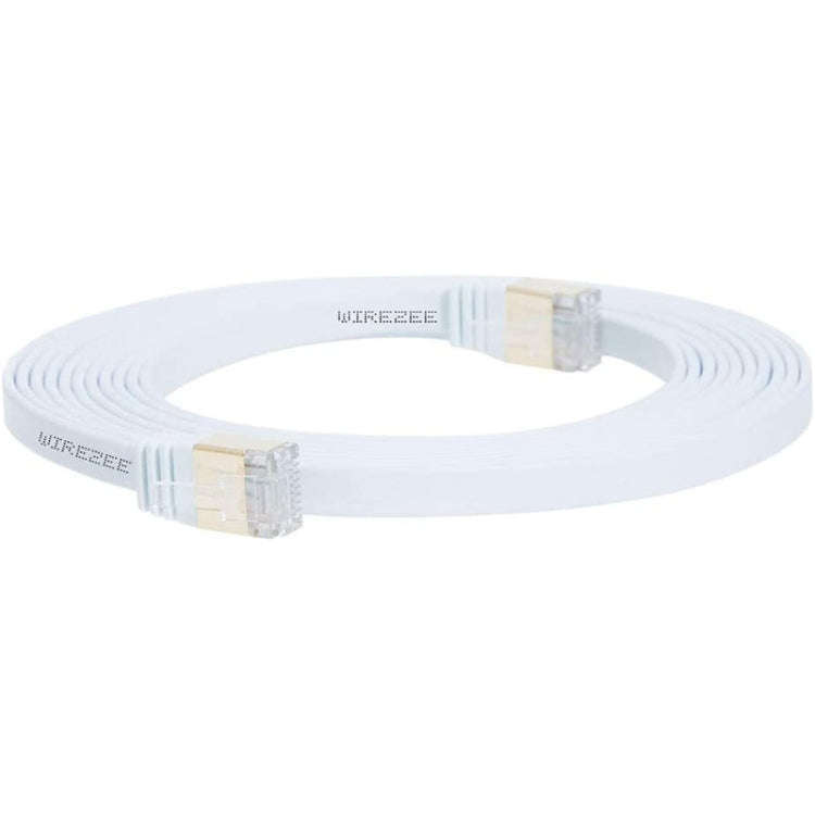 Gold Plated Head CAT7 High Speed 10Gbps Ultra-thin Flat Ethernet Network LAN Cable, 1m, 2m, 3m, 5...