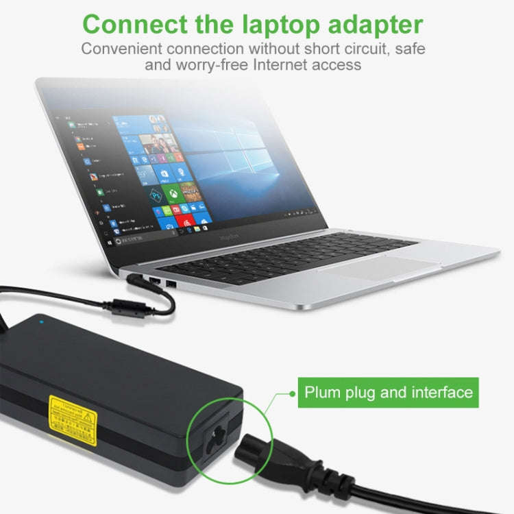 3 Prong Style US Notebook Power Cord, Cable Length: 1.5m, US Plug, Length:1.5m