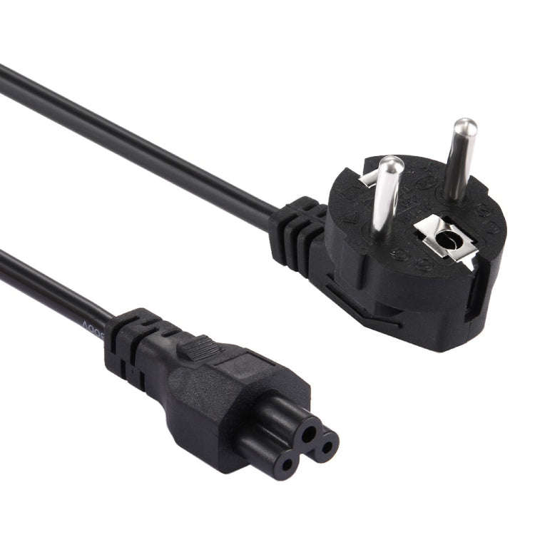 1.5m 3 Prong Style EU Notebook Power Cord, EU Plug, Length:1.5m