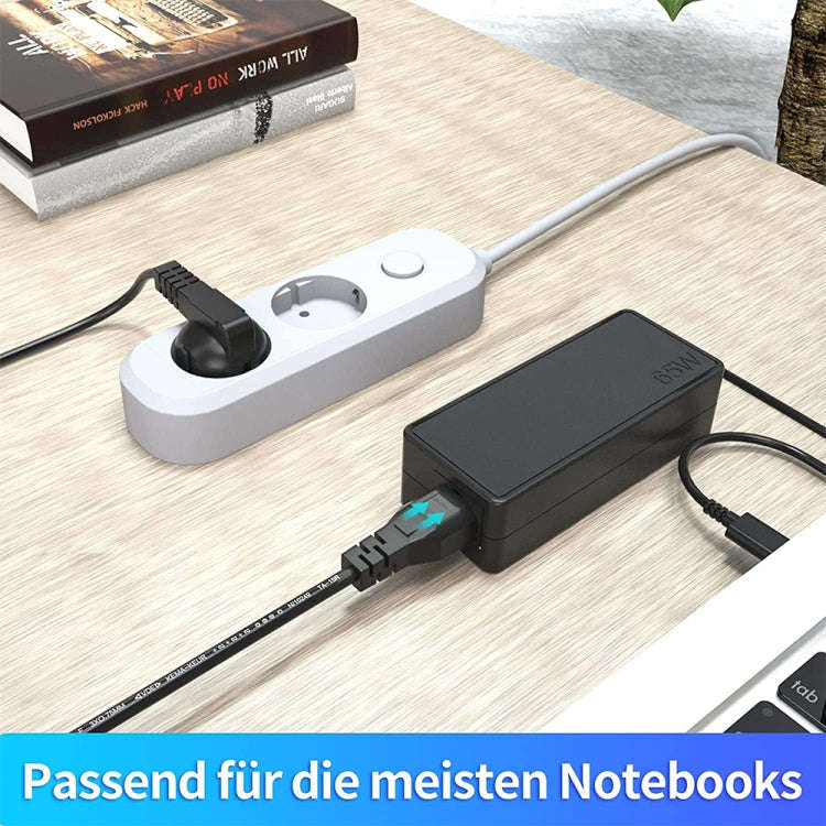 1.5m 3 Prong Style EU Notebook Power Cord, EU Plug, Length:1.5m
