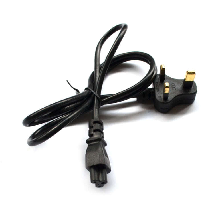 1.2m 3 Prong Style Small UK Notebook Power Cord, Small UK Plug, Length: 1.2m