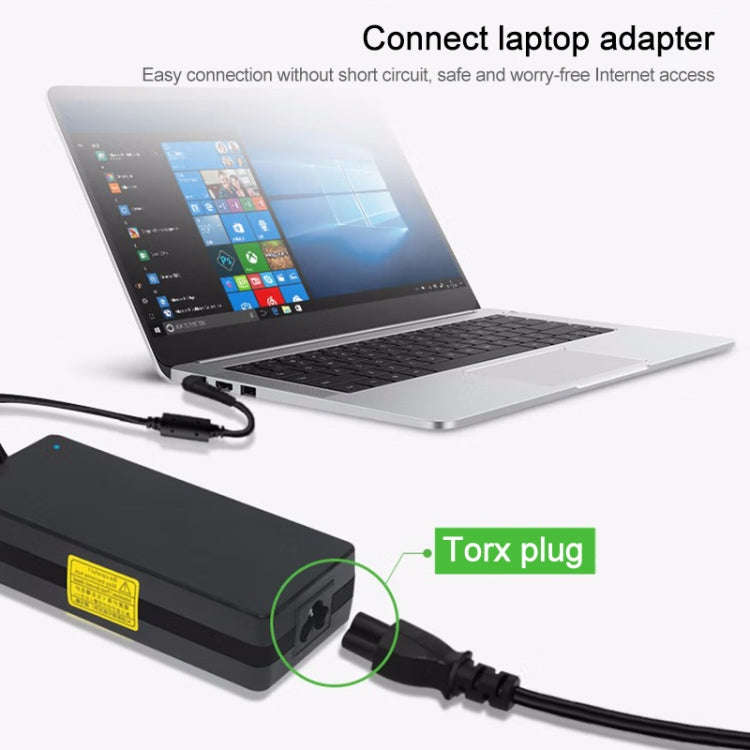 1.2m 3 Prong Style Small UK Notebook Power Cord, Small UK Plug, Length: 1.2m