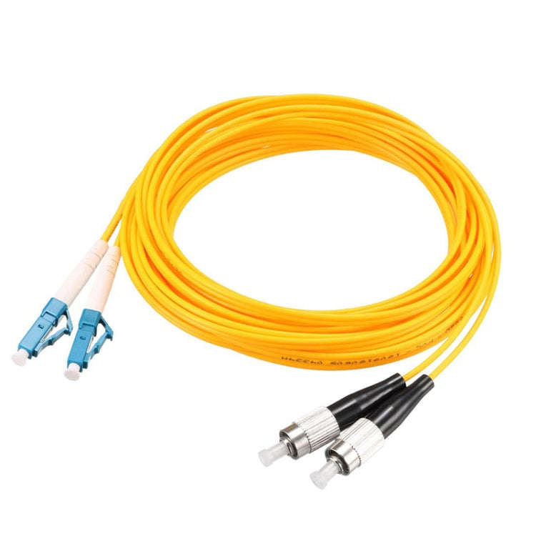 LC-FC Dual-Core Single Mode Fiber Optic Jumper,Length: 3m, Dual-Core Single Mode
