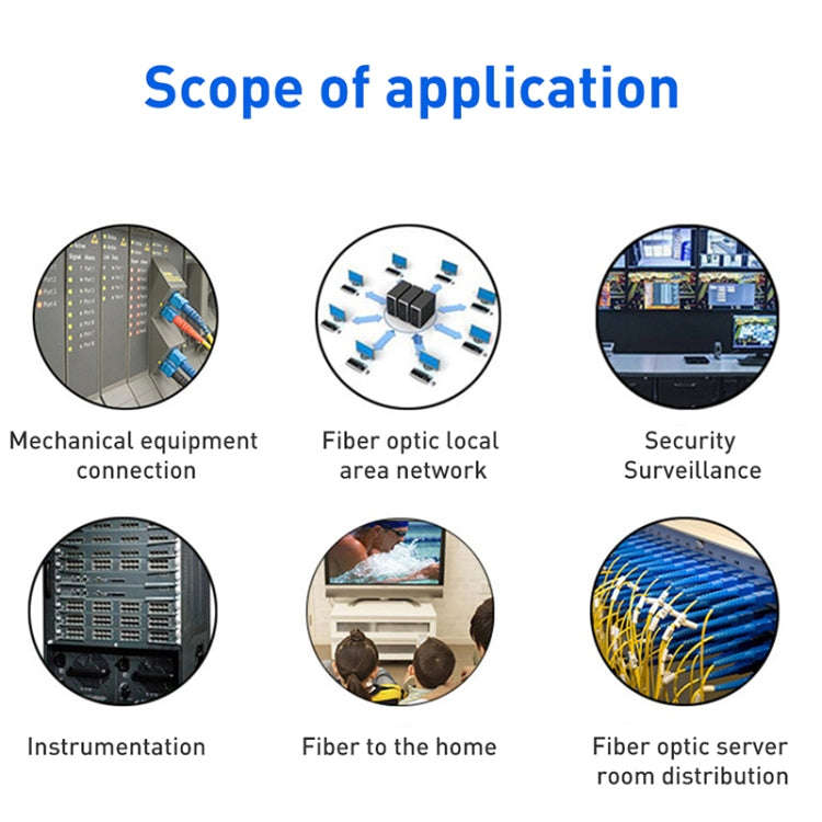 FC-ST Single-Core Single Mode Fiber Optic Jumper,Length: 3m, Single-Core Single Mode
