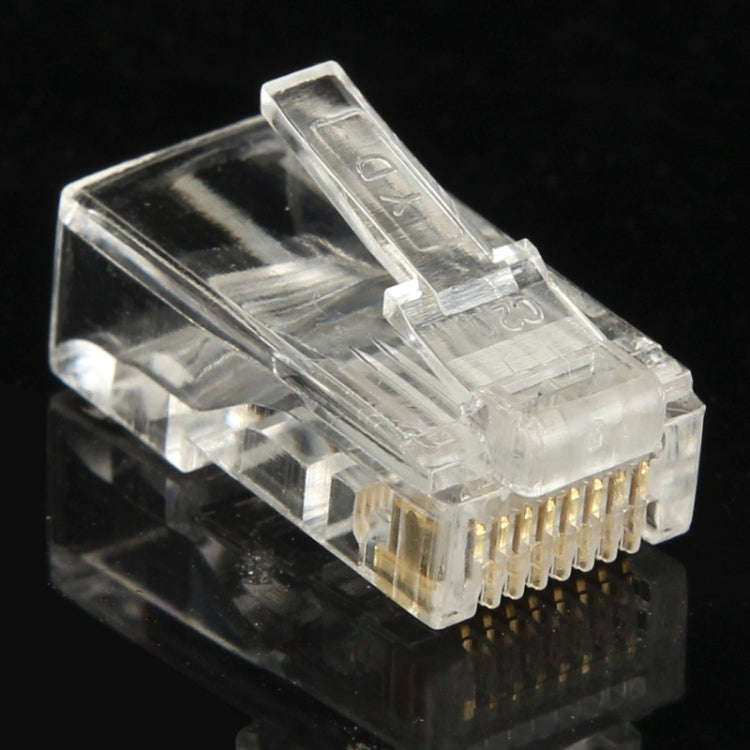 100pcs /Pack High-Performance RJ45 Connector Modular Plug, Gold: 3u 3 Feet, Gold: 3u 3 Feet
