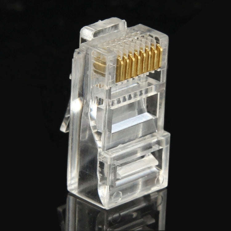 100pcs /Pack High-Performance RJ45 Connector Modular Plug, Gold: 3u 3 Feet, Gold: 3u 3 Feet