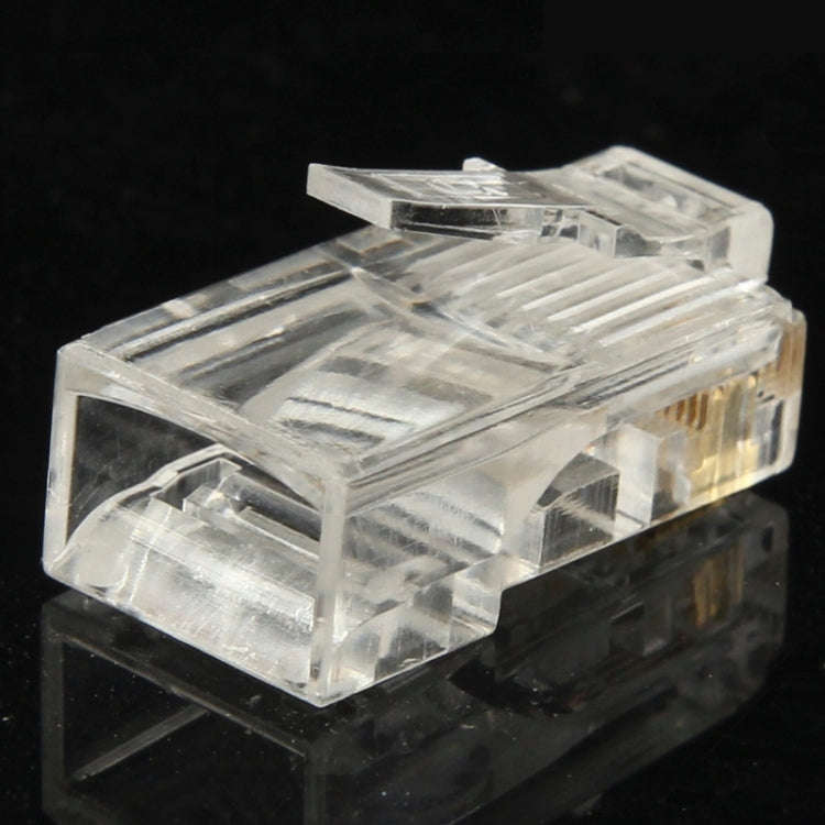 100pcs /Pack High-Performance RJ45 Connector Modular Plug, Gold: 3u 3 Feet, Gold: 3u 3 Feet