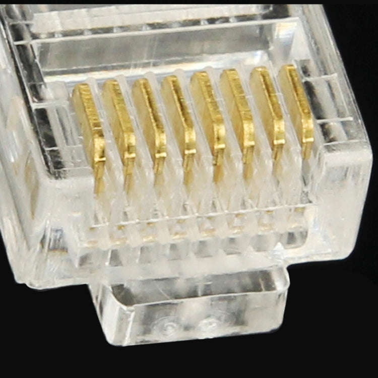 100pcs /Pack High-Performance RJ45 Connector Modular Plug, Gold: 3u 3 Feet, Gold: 3u 3 Feet