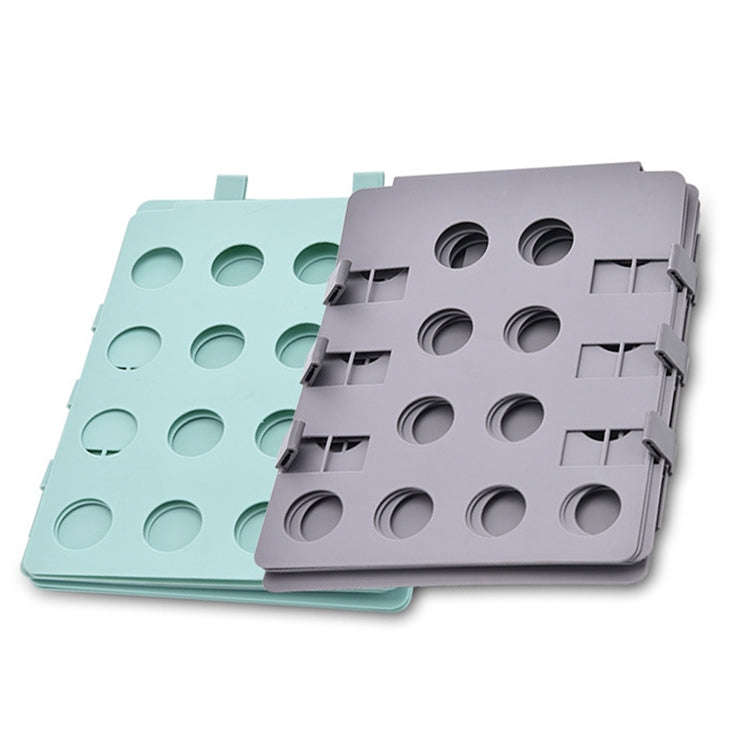 Durable Plastic Laundry Storage Fold Unique Clothing Shelves Stacked Board Organizer Tools, Rando...
